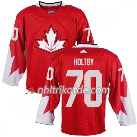 Kanada Trikot Braden Holtby 70 2016 World Cup Rot - Herren